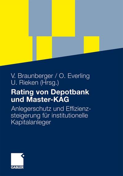 Rating von Depotbank und Master-KAG