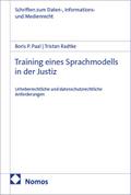 Training eines Sprachmodells in der Justiz