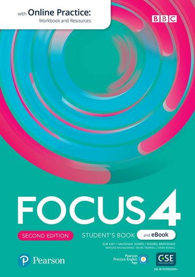 Focus 2ed Level 4 Student’s Book & eBook with Online Practice, Extra Digital Activities & App
