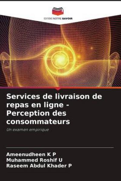 Services de livraison de repas en ligne - Perception des consommateurs