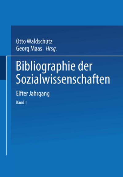 Bibliographie der Sozialwissenschaften
