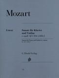 Mozart, Wolfgang Amadeus - Violinsonate e-moll KV  ...