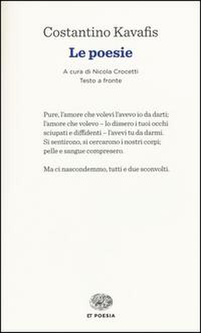 Le poesie. Testo greco a fronte