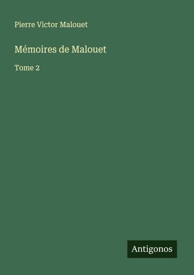 Mémoires de Malouet