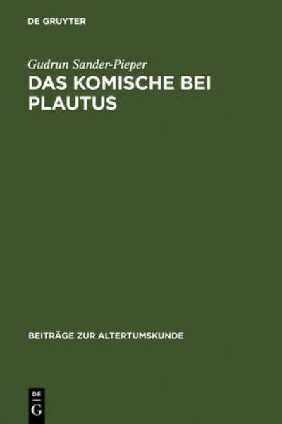 Das Komische bei Plautus 