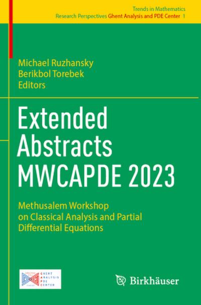 Extended Abstracts MWCAPDE 2023