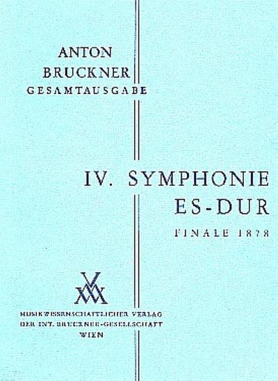 Sinfonie Es-Dur Nr.4 Finale von1878für Orchester