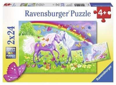 Rainbow Horses 60 PC Puzzle