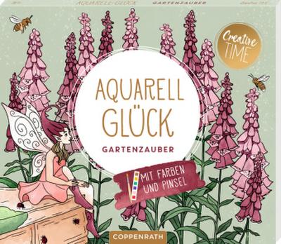 Aquarell-Glück Gartenzauber