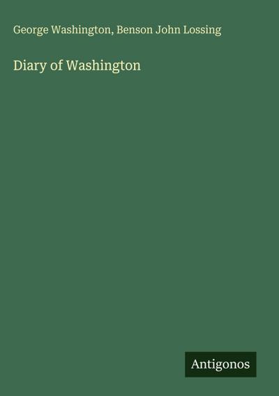 Diary of Washington