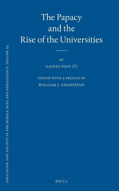 The Papacy and the Rise of the Universities