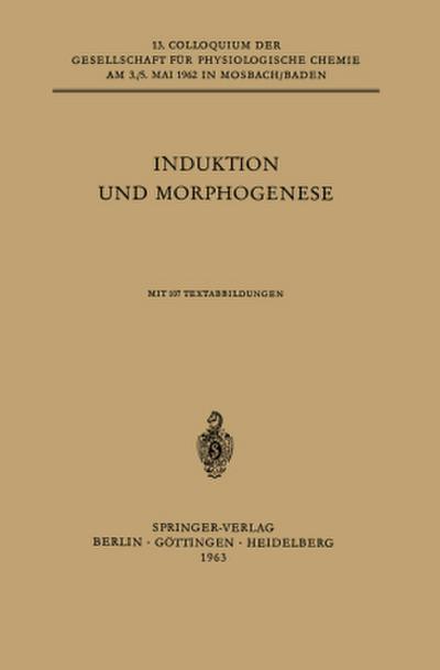 Induktion und Morphogenese