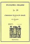 12 Adagios op.57für Orgel