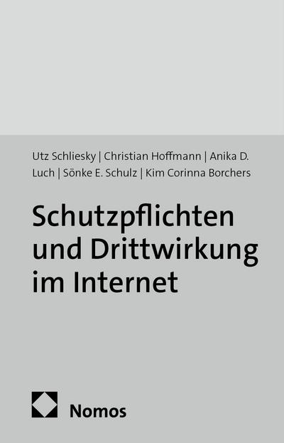 Schutzpflichten und Drittwirkung im Internet