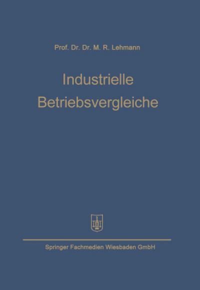 Industrielle Betriebsvergleiche