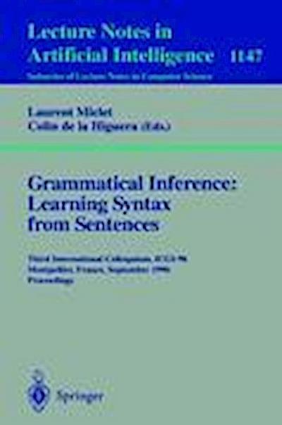 Grammatical Inference: Learning Syntax from Sentences