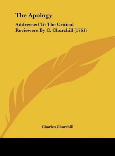 The Apology - Charles Churchill