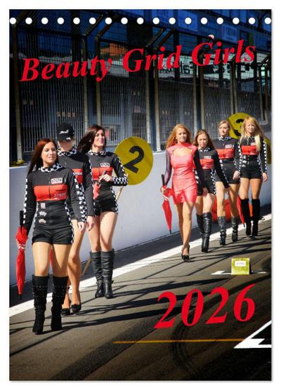 Beauty Grid Girls (Tischkalender 2026 DIN A5 hoch), CALVENDO Monatskalender