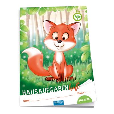 Trötsch Jahresbezogenes Hausaufgabenheft Grundschule Fuchs 2024/2025