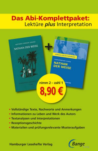 Das Abi-Komplettpaket: Lektüre plus Interpretation - Nathan der Weise