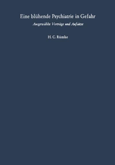 Eine blühende Psychiatrie in Gefahr