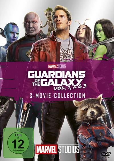 Guardians of the Galaxy 3er-Movie-Col. (DVD)  Min: 390/DD5.1/WS 3Disc