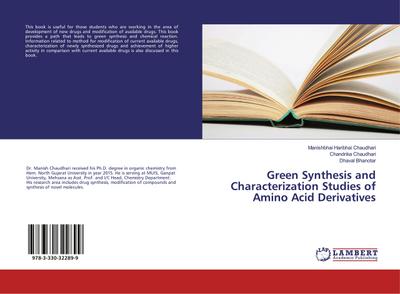 Green Synthesis and Characterization Studies of Amino Acid Derivatives