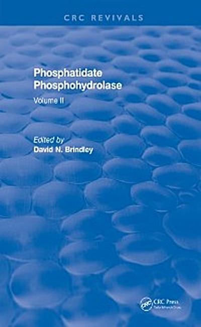 Phosphatidate Phosphohydrolase (1988)