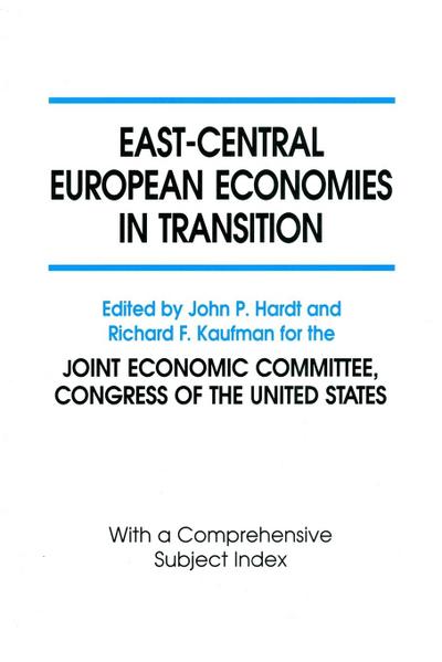 East-Central European Economies in Transition