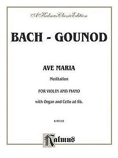 Ave Maria (Meditation) (Kalmus Edition)