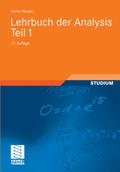 Lehrbuch der Analysis. Teil 1