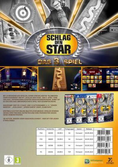 Schlag den Star – Das 3. Spiel, 1 PS4-Blu-Ray Disc