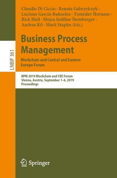 Business Process Management: Blockchain and Central and Eastern Europe Forum