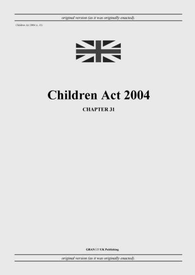 Children Act 2004 (c. 31)
