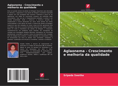 Aglaonema - Crescimento e melhoria da qualidade