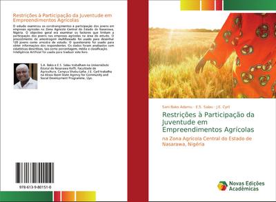 Restrições à Participação da Juventude em Empreendimentos Agrícolas