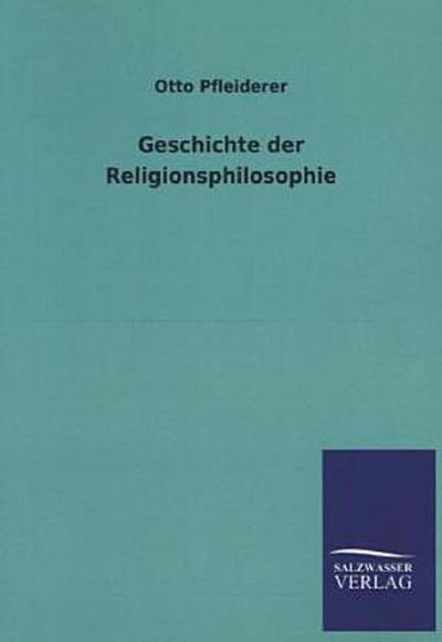 Geschichte der Religionsphilosophie