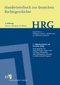 Handwörterbuch zur deutschen Rechtsgeschichte (HRG) - Lieferungsbezug - - - Lieferung 3: Bayern-Burchard von Worms (965-1025)