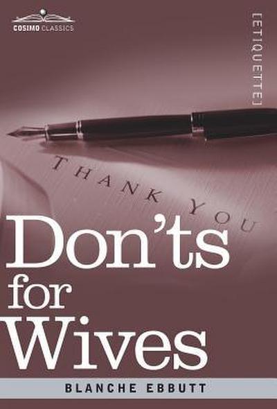 Don’ts for Wives