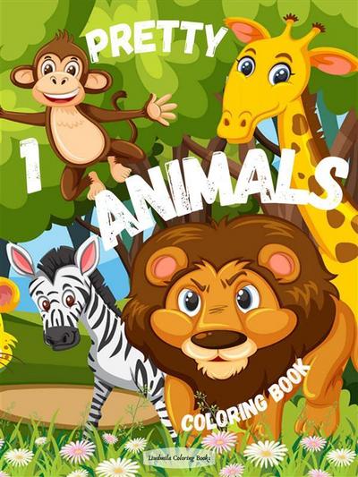 Pretty Animals 1 Coloring Book