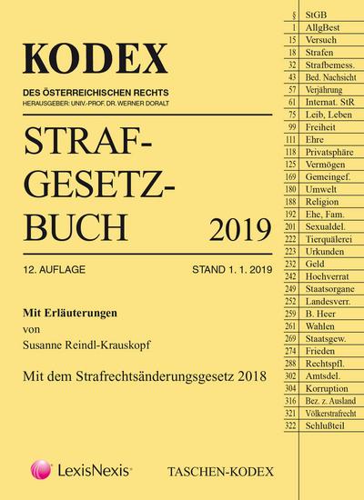 Taschen-Kodex Strafgesetzbuch 2019: mit Erläuterungen