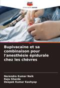 Bupivacaïne et sa combinaison pour l’anesthésie épidurale chez les chèvres