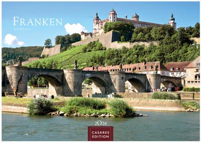 Franken Kalender 2026 - Wandkalender | Fotokalender Deutschland 50x35cm - faszinierende Landschaften, historische Orte und Natur