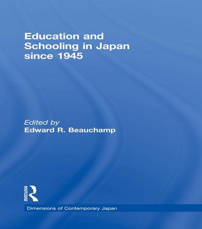 Education and Schooling in Japan since 1945