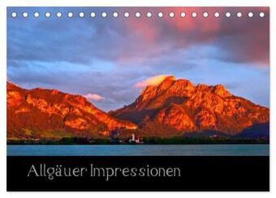 Allgäuer Impressionen (Tischkalender 2026 DIN A5 quer), CALVENDO Monatskalender