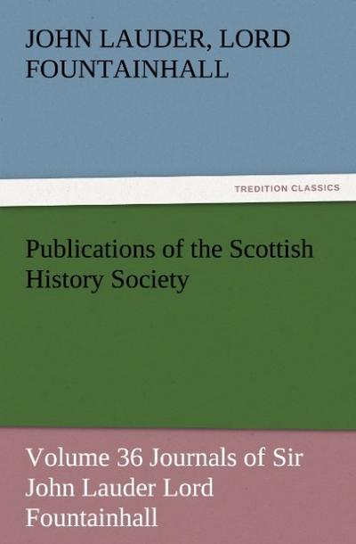Publications of the Scottish History Society