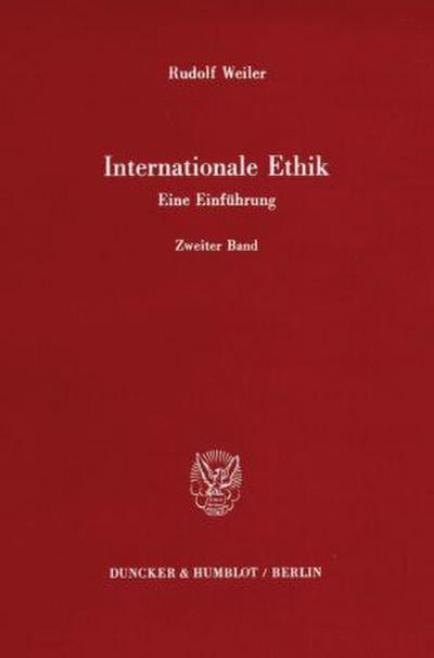Internationale Ethik. Eine Einführung.