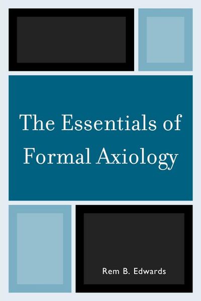 Essentials of Formal Axiology