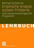 Empirische Analyse sozialer Probleme