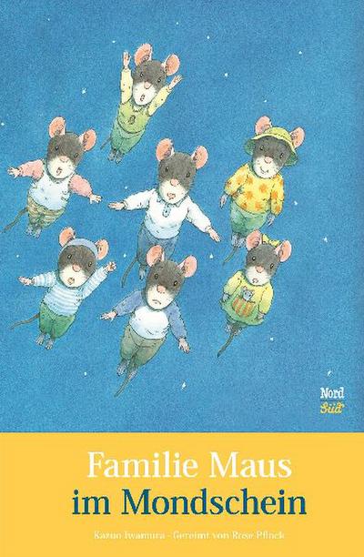Familie Maus im Mondschein